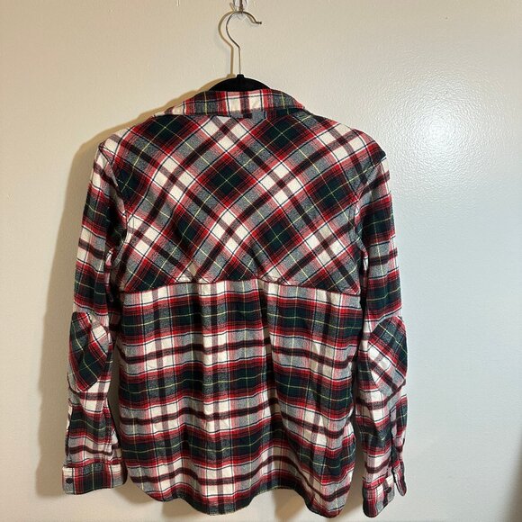 Pendleton Plaid Flannel Shirt In Red And Green Women's Small - Picture 2 of 5